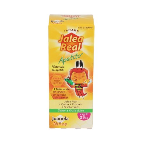 JUANOLA JALEA REAL NIÑOS APETITO JARABE  150 ML