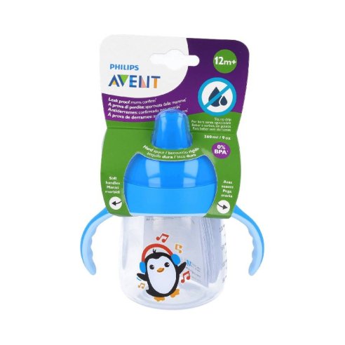 VASO BOQUILLA PHILIPS AVENT 260 ML AZUL