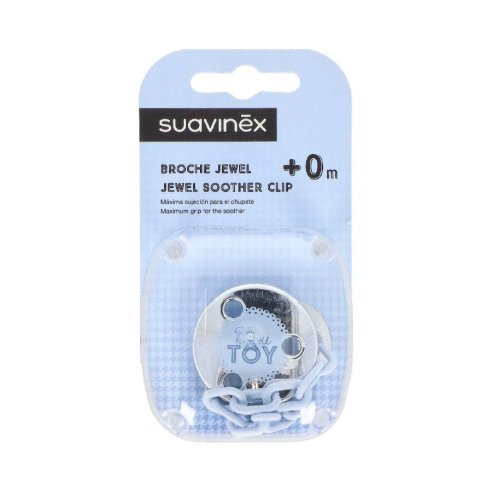 SUAVINEX BROCHE PINZA JEWEL AZUL