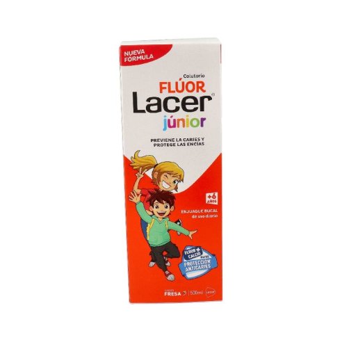 LACER COLUTORIO FLUOR FRESA 0,05 500 ML