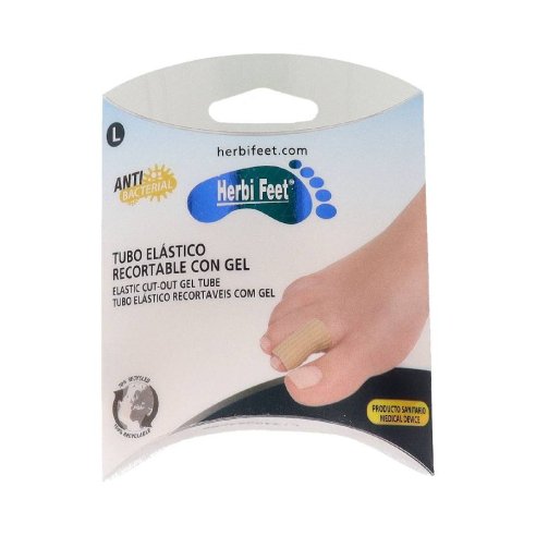 TUBO ELASTICO RECORTABLE HERBI FEET CON GEL T- XL (UNIDAD)