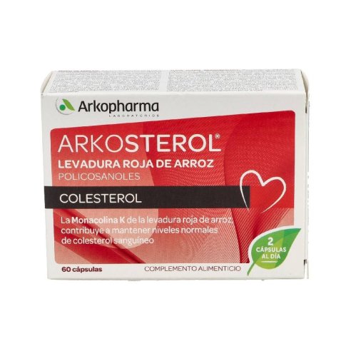 ARKOSTEROL REGULA COLESTEROL LEVADURA ARROZ ROJO 60 CAPSULAS