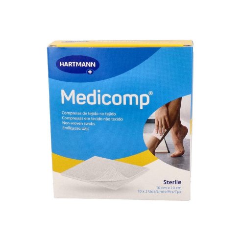 MEDICOMP GASA SUAVE S/TEJER 10X10 CM 20U