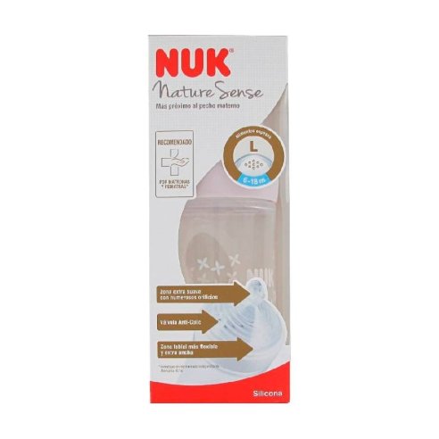 BIBERON PP SILICONA NUK NATURE SENSE 2L 260 ML