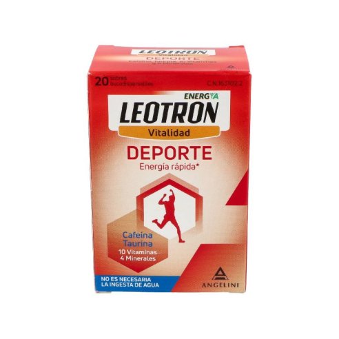 LEOTRON DEPORTE 20 SOBRES BUCODISPERSABLES.