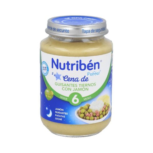 NUTRIBEN CENA GUISANTES CON JAMON 200GR