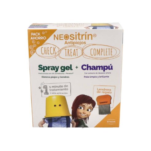 NEOSITRIN 100  SPRAY  CHAMPU ANTIPIOJOS KIT