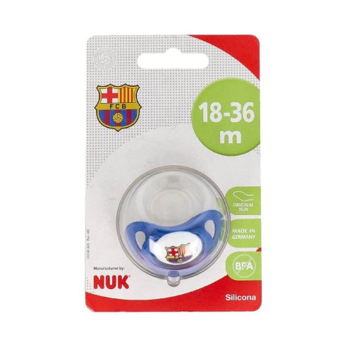 CHUPETE SILICONA NUK FCB 18- 36