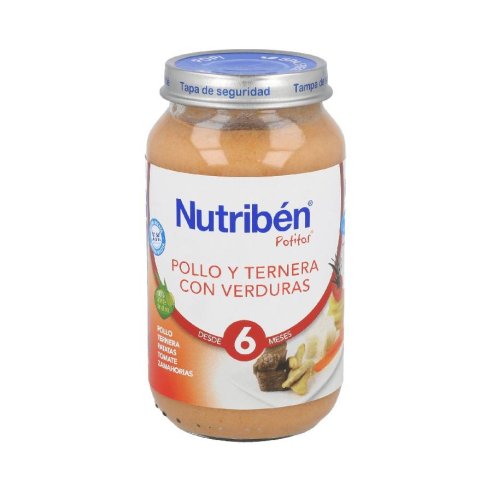 NUTRIBEN  POLLO CON TERNERA  Y VERDURAS 250G