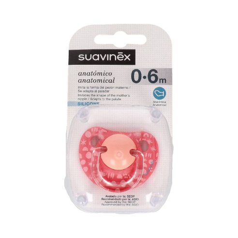 CHUPETE SILICONA T ANATOMICA SUAVINEX 0- 6 M