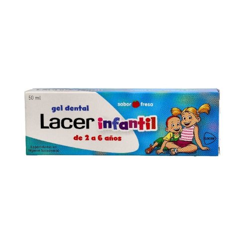 LACER GEL DENTAL INFANTIL FRESA 50 ML.