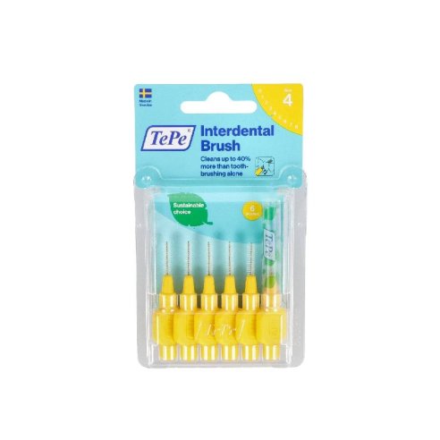 TEPE INTERDENTAL 0,7 MM AMARILLO 6 UDS