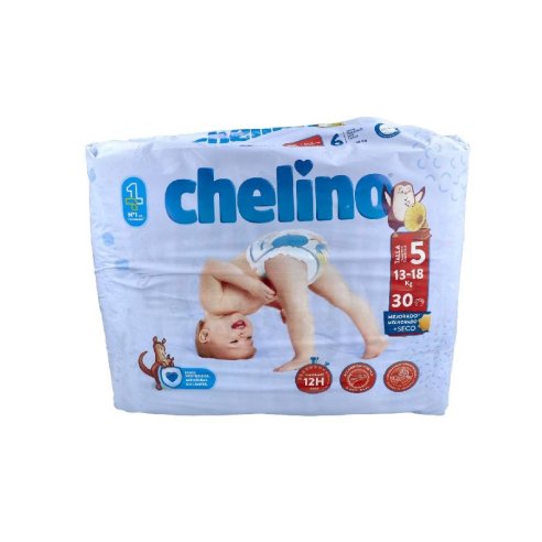 PAÑAL CHELINO LOVE T/5 13-18 KG 30 UDS