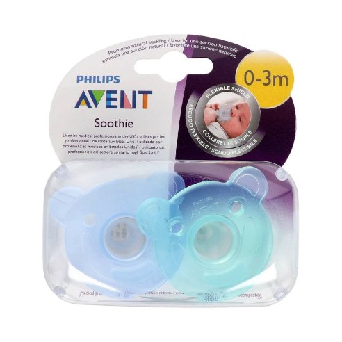 CHUPETE SILICONA PHILIPS AVENT SOOTHIES (TODO SILICONA) 0- 3 M NIÑO