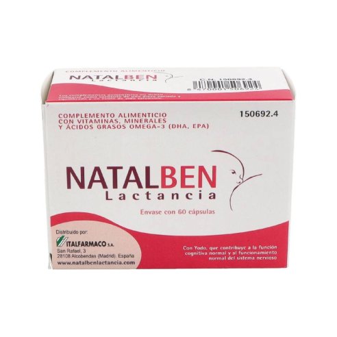 NATALBEN LACTANCIA 60 CAPSULAS