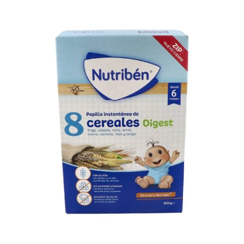 NUTRIBEN 8 CEREALES BIFIDUS 600GR.