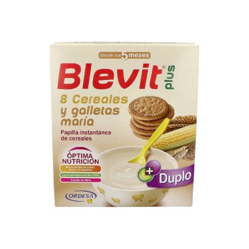 BLEVIT PLUS 8 CEREALES  Y GALLETAS MARIA 600GR