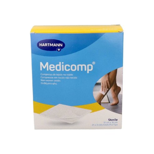 MEDICOMP ESTERIL GASA 10X10 CM 50 UDS