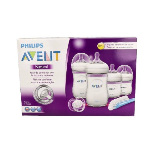 LACTANCIA SET DE RECIEN NACIDO NATURAL AVENT PHILIPS BOTTLE