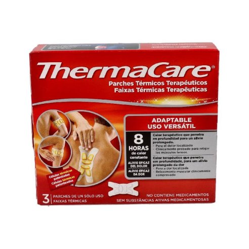 THERMACARE ADAPTABLE PARCHES TERMICOS  3 PARCHES