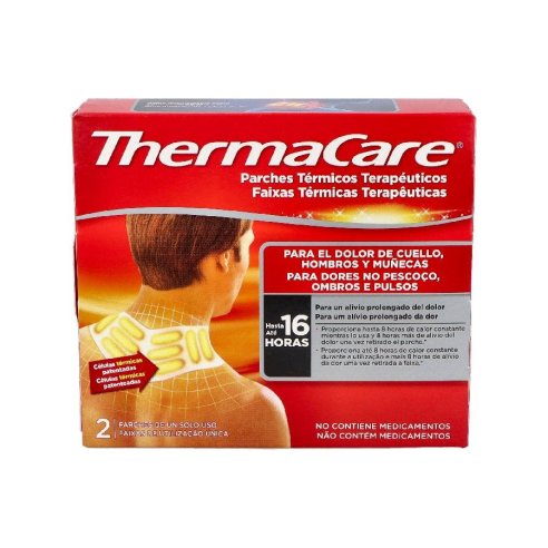 THERMACARE PARCHE TERMICO CUELLO HOMBRO MUÑECA  2 PARCHES