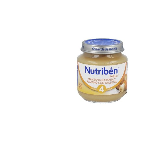 NUTRIBEN BEBE MANZANA/NARANJA/PLATANO/GALLETA 130G