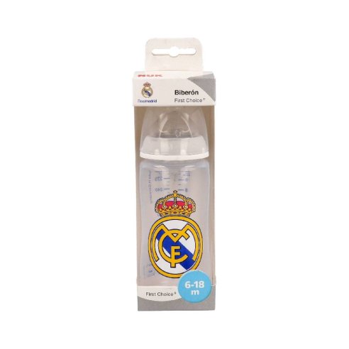 BIBERON FC PP SILICONA NUK REAL MADRID 6-18 MESES  300 ML