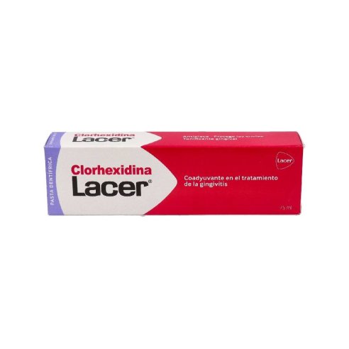 LACER PASTA DENTAL CLORHEXIDINA 75 ML.