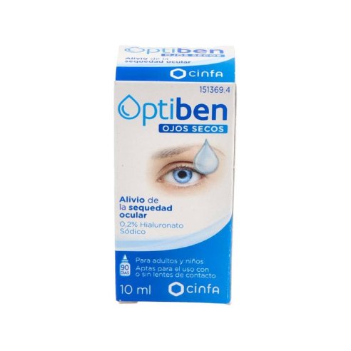 OPTIBEN LUBRICANTE OCULAR GOTAS 10 ML