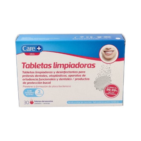 TABLETAS LIMPIADORAS PARA DENTADURAS POSTIZAS  30 TAB EFERVESCENTES