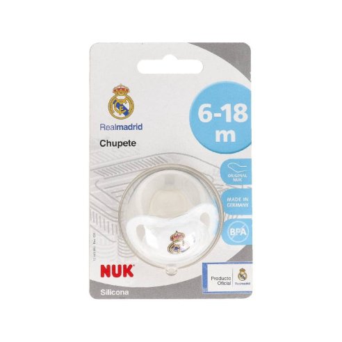 CHUPETE SILICONA NUK REAL MADRID 6- 18