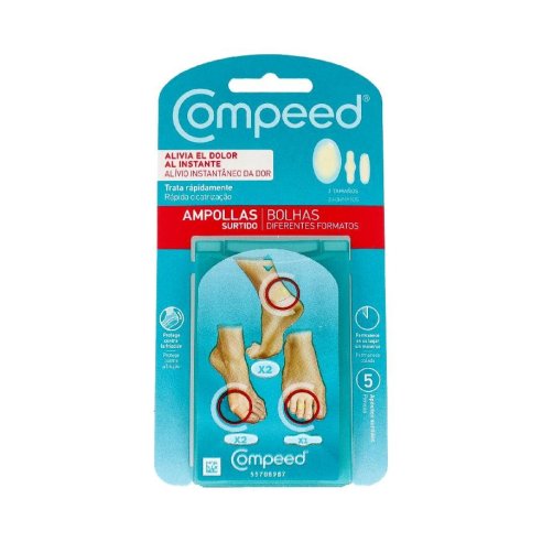 COMPEED AMPOLLAS PACK MIXTO 5 APOSITOS