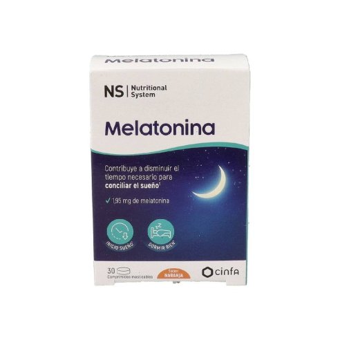 NS MELATONINA  1.95 MG 30 COMP MASTICABLES