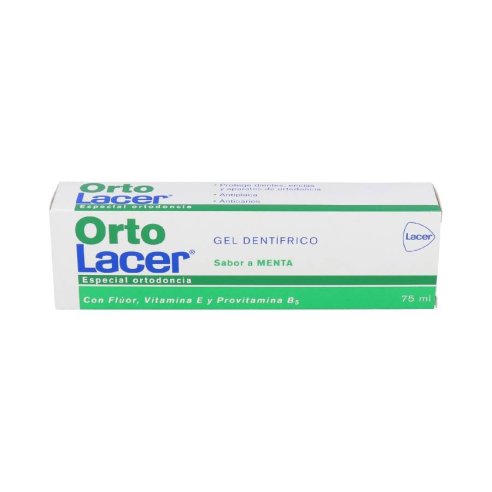 ORTOLACER GEL DENTIFRICO MENTA 75 ML.