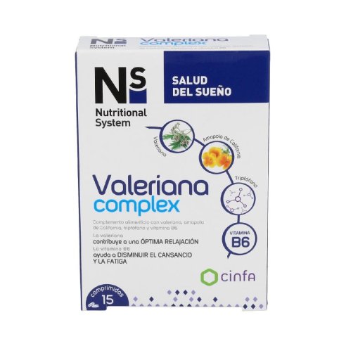 NS VALERIANA COMPLEX 15 COMPRIMIDOS