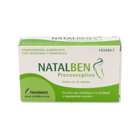 NATALBEN PRECONCEPTIVO 30 CAPSULAS