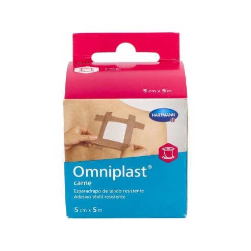 ESPARADRAPO OMNIPLAST TELA ROSA 5MX5CM