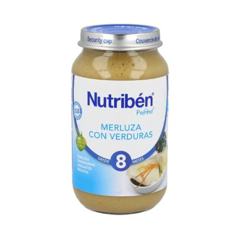 NUTRIBEN  MERLUZA CON VERDURA 250GR.