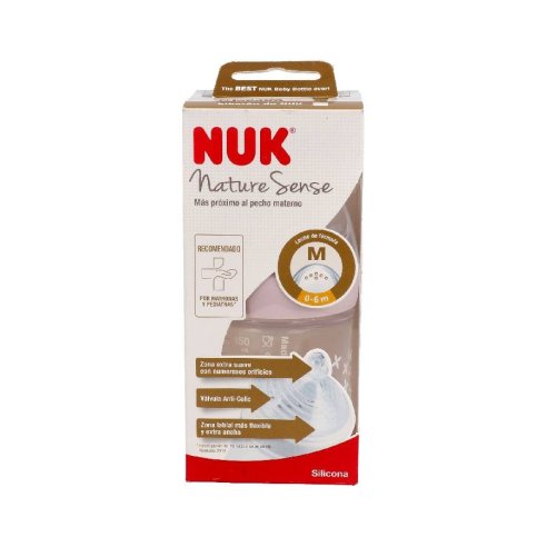 BIBERON PP SILICONA NUK NATURE SENSE 1M 150 ML