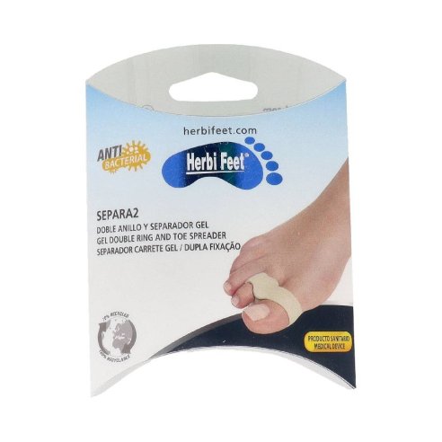 SEPARA2 DOBLE ANILLO HERBI FEET SILICONA CARRETE T- L 1 U