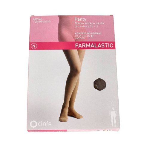 PANTY COMP NORMAL 140 DEN FARMALASTIC CAPUCHINO T- PEQ