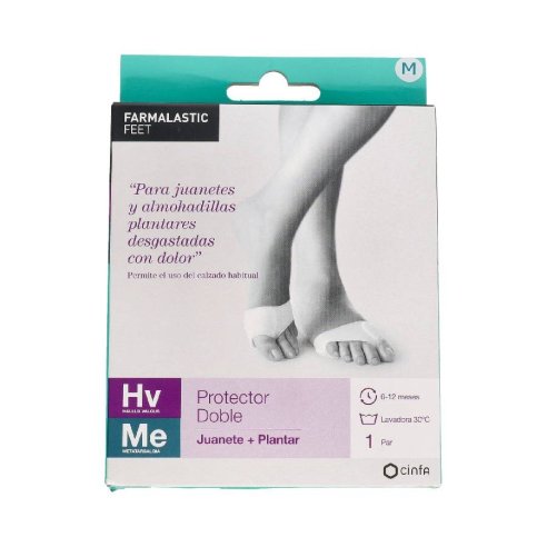 ALMOHADILLA METATARSAL FARMALASTIC DOBLE PROTECCION T - M