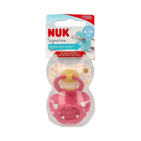 CHUPETE NUKETE SILICONA T.2 2 UNIDS