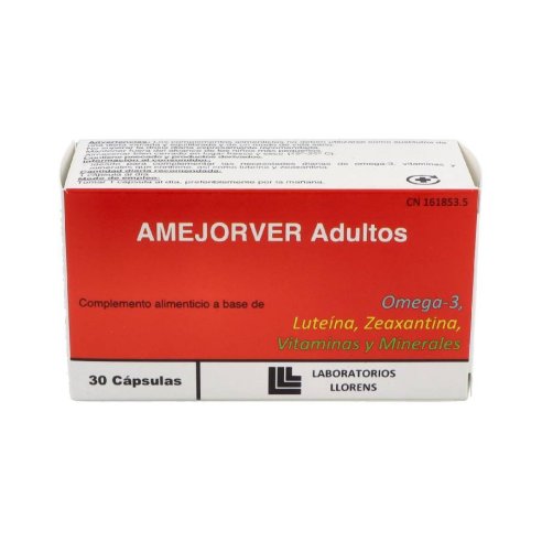 AMEJORVER ADULTOS 30 CAPSULAS BLANDAS