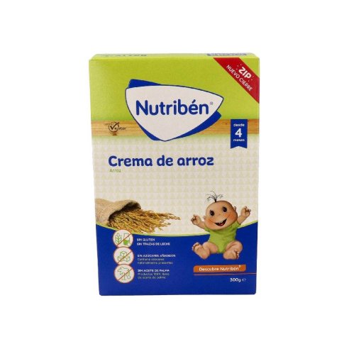 NUTRIBEN CREMA ARROZ SIN GLUTEN 300 GR.