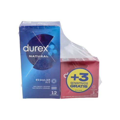 PRESERV.DUREX NATURAL PLUS  123 SENSITI