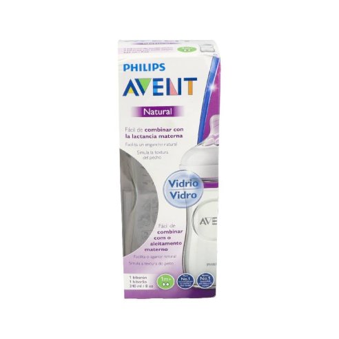 BIBERON PP CRISTAL NATURAL PHILIPS AVENT 240 ML