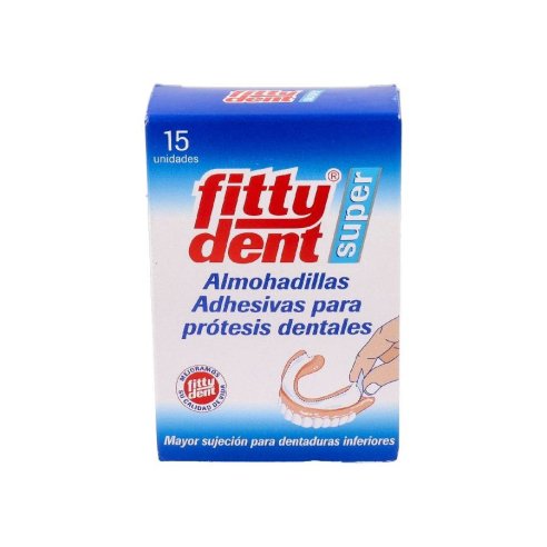 FITTYDENT SUPERADH ALMOHADILLAS ADHESIVAS PROTESIS 15 U