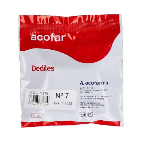 DEDILES ACOFAR N.7 12 UND.(UNIDAD)