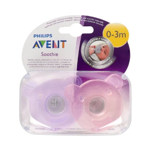 CHUPETE SILICONA PHILIPS AVENT SOOTHIES (TODO SILICONA) 0- 3 M NIÑA